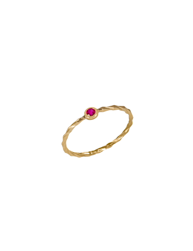 Bague Twist Ruby