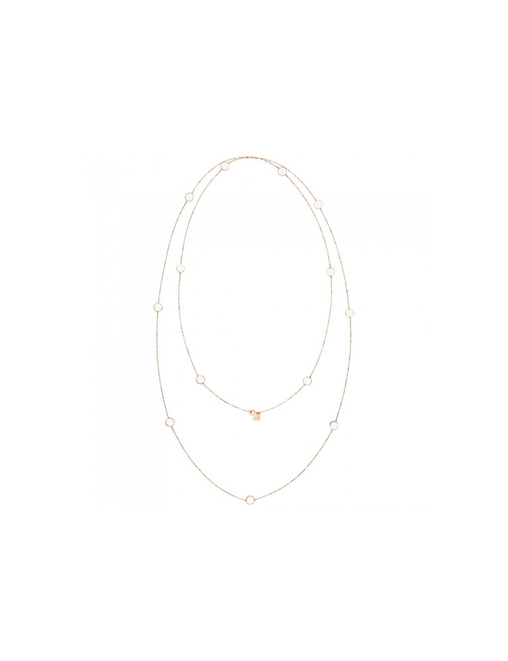 Ever White Agate Sautoir
