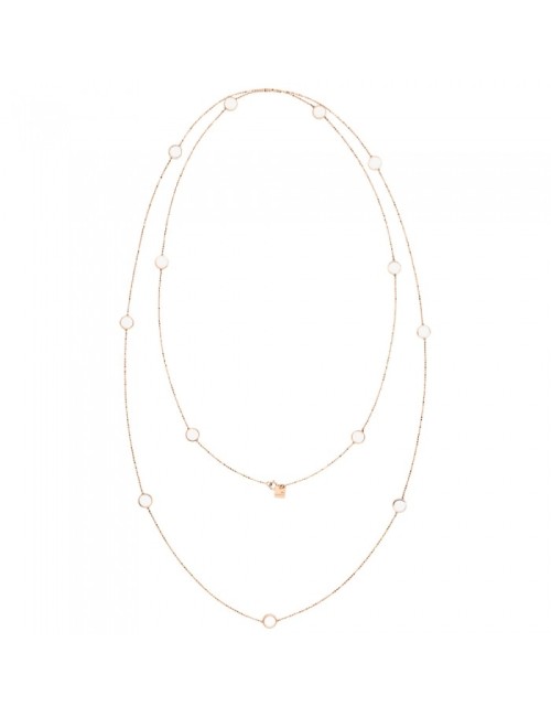 Ever White Agate Sautoir