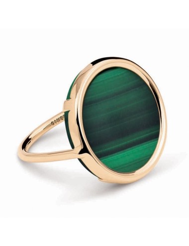 Disc Ring Ever Malachite