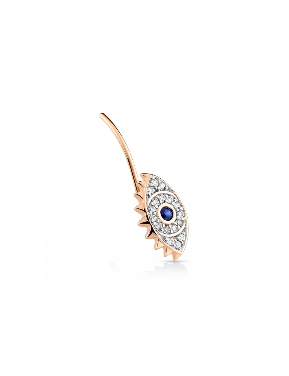 Solo Ajna Sapphire And Diamons Earrings