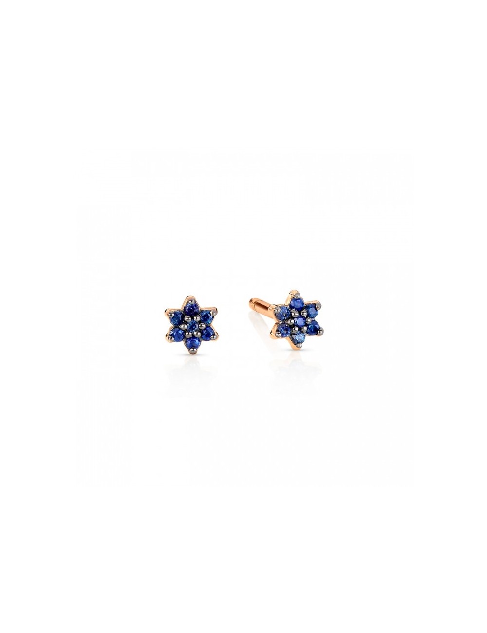 Mini Sapphire Star Studs