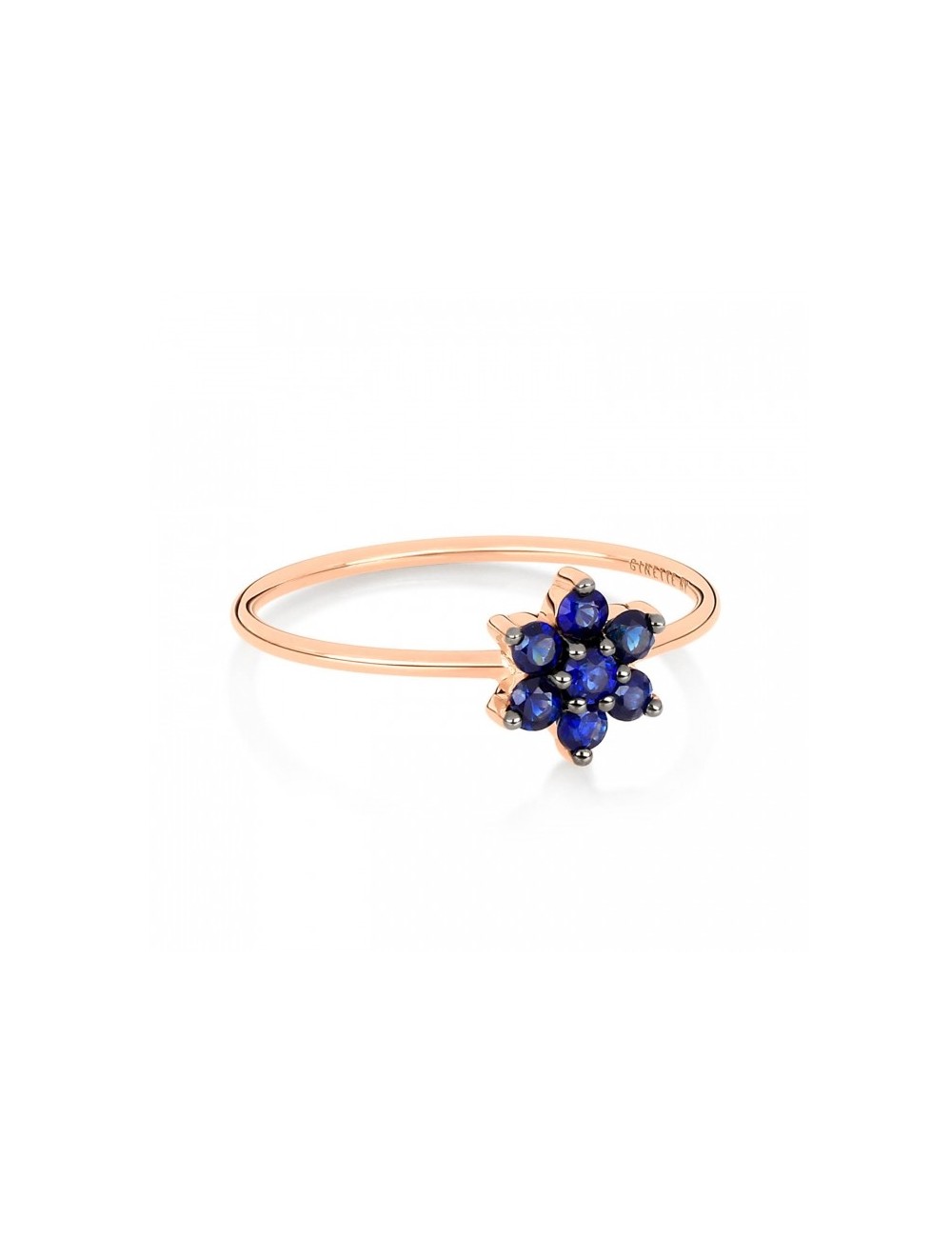 Bague Single Sapphire Star