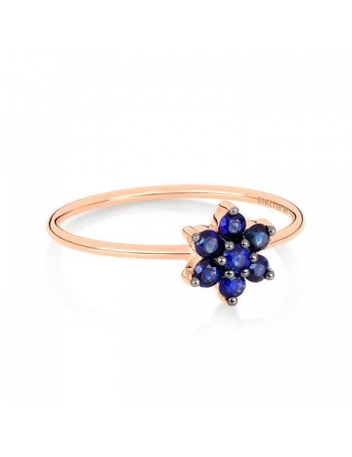 Bague Single Sapphire Star