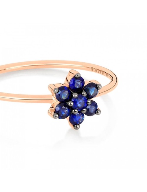 Bague Single Sapphire Star