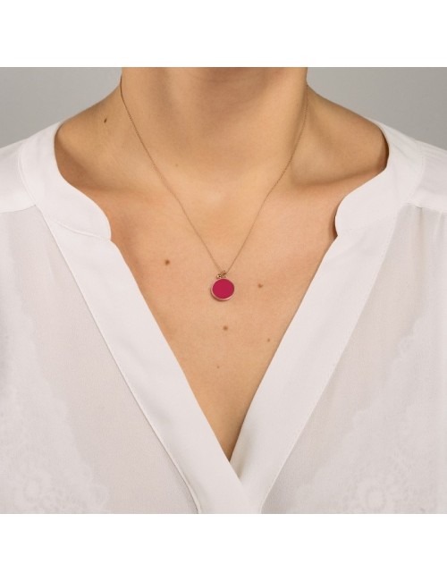 Maria Coral Disc On Chain
