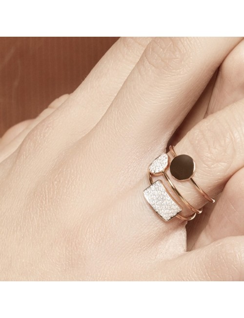 Bague Mini Ever Mini Disc Diamants