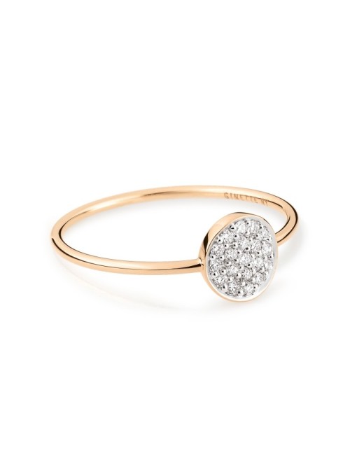 Bague Mini Ever Mini Disc Diamants