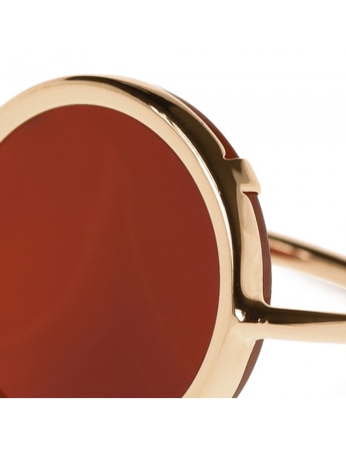 Disc Ring Cordoba Carnelian