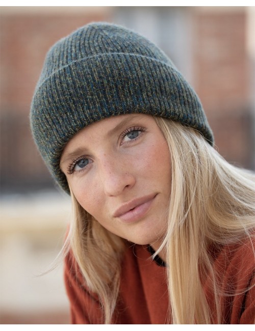 Bonnet Vert Chiné