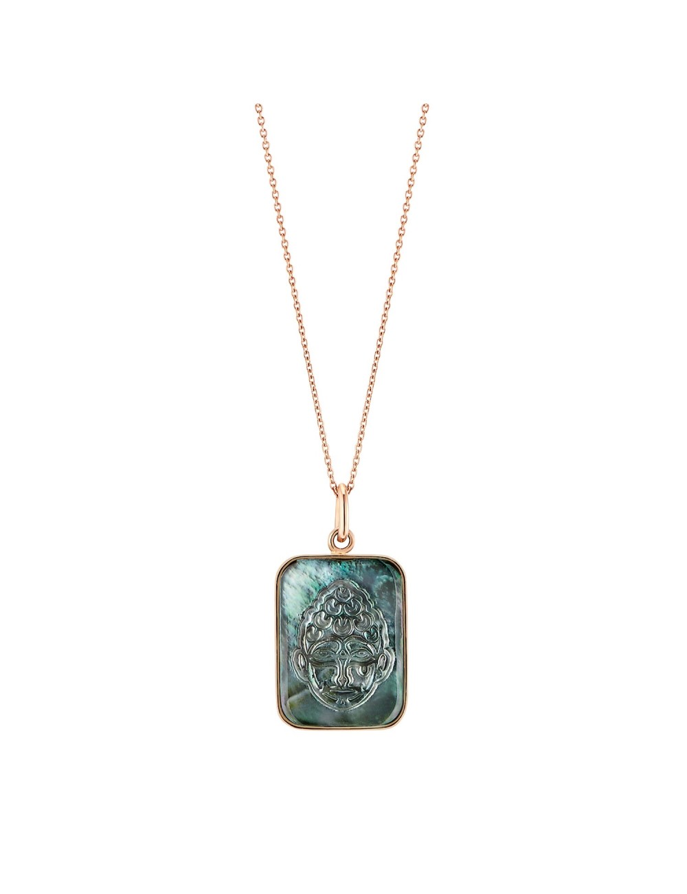 Black Mop Bliss Buddha On Chain