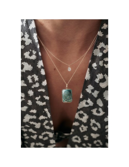 Black Mop Bliss Buddha On Chain