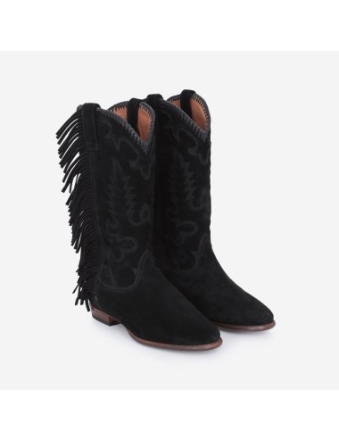 Midnight Bottes Black Franges