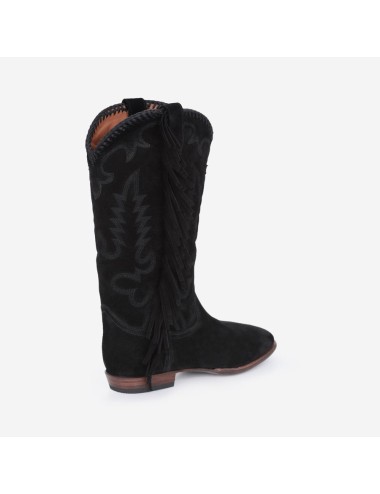 Midnight Bottes Black Franges