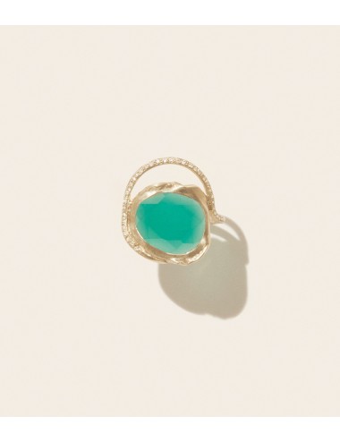 Gaia Bague Green Onyx