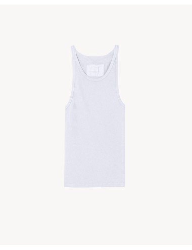 Jennifer Rib Tank White