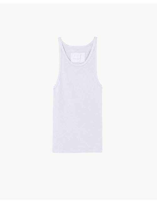 Jennifer Rib Tank White
