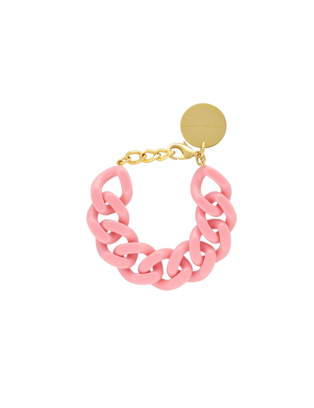 Flat Chain Bracelet Rose