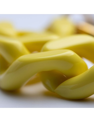 Flat Chain Bracelet Yellow