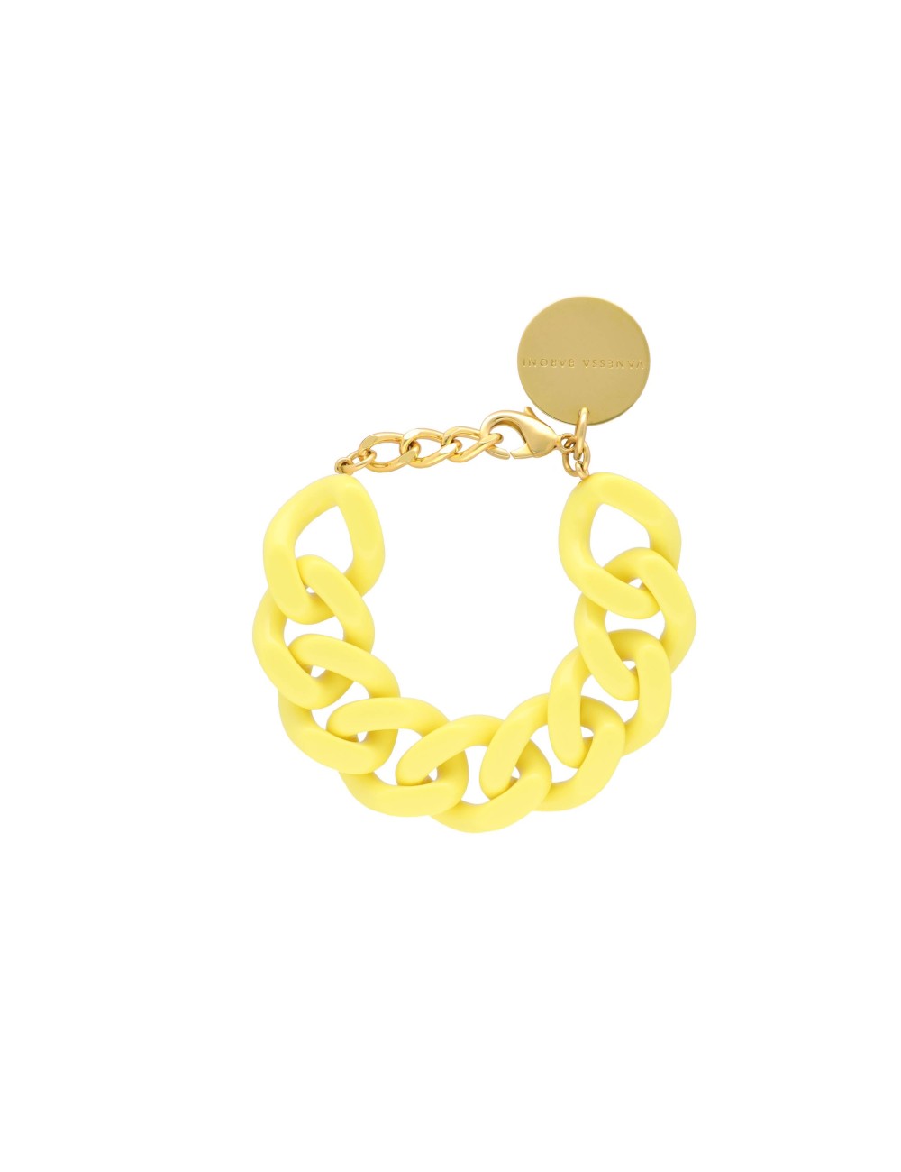 Flat Chain Bracelet Yellow