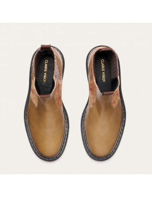 Chelsea Bottines Ziggy Kaki