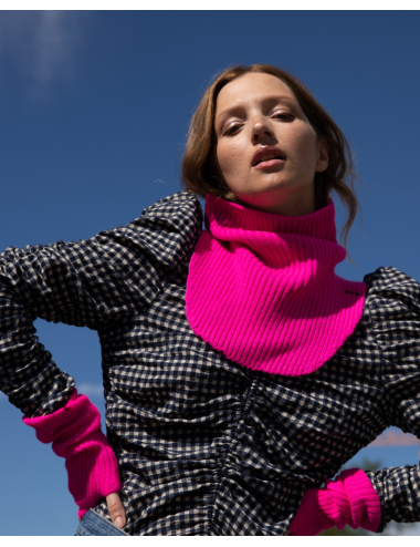 Mitaines Rose Fluo