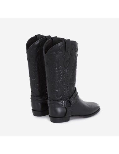 Midnight Bottes Clous noir