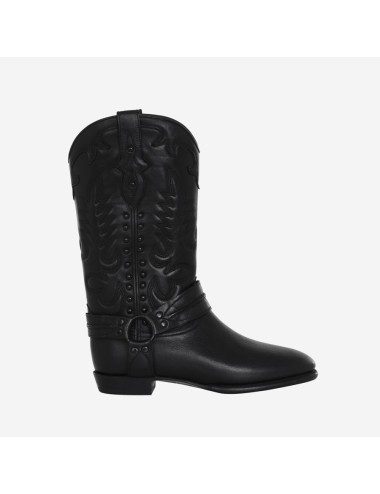 Midnight Bottes Clous noir