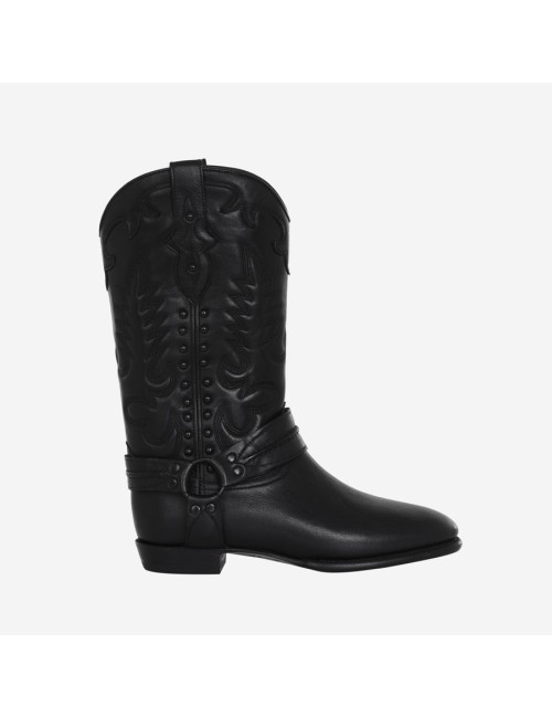 Midnight Bottes Clous noir