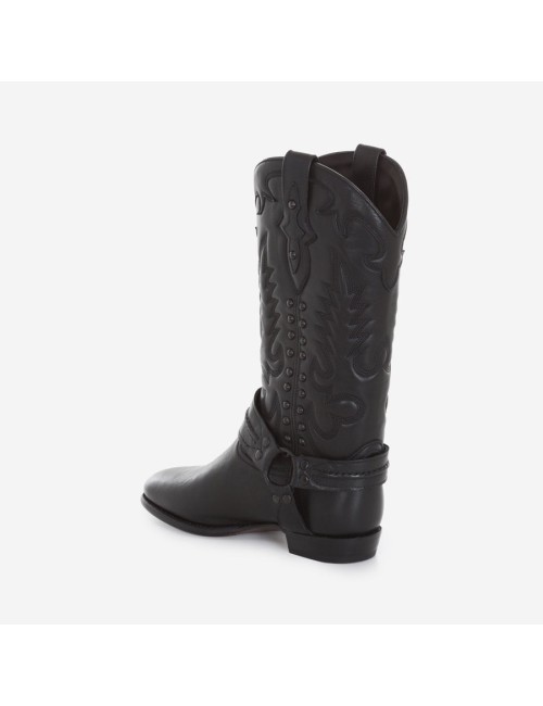 Midnight Bottes Clous noir