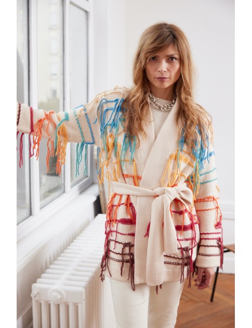Psychedelic Cardi Rainbow Dream