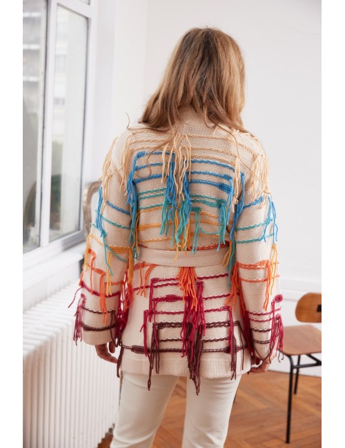 Psychedelic Cardi Rainbow Dream