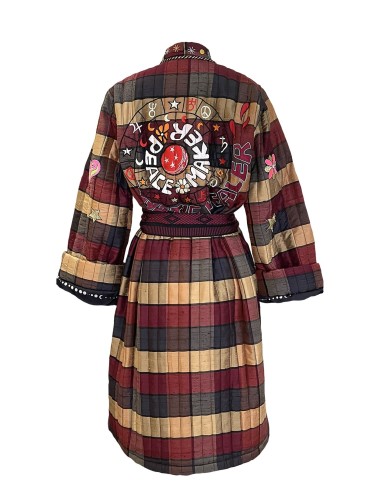 Mystic Healer Burgundy Caftan