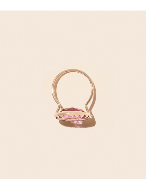 Souad Bague Purple Amethyst