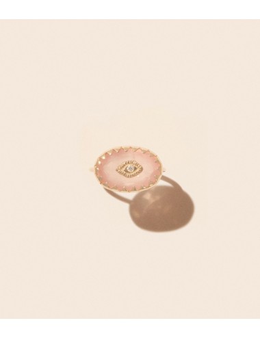 Souad Bague Quartz Rose