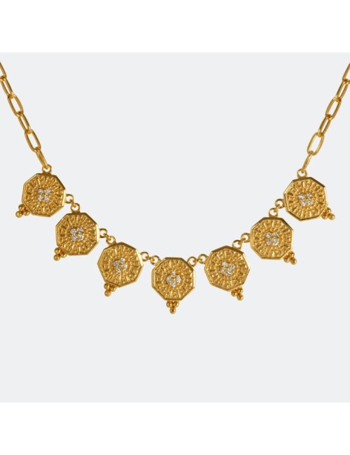 Sunset Yellow Vermeil Collier