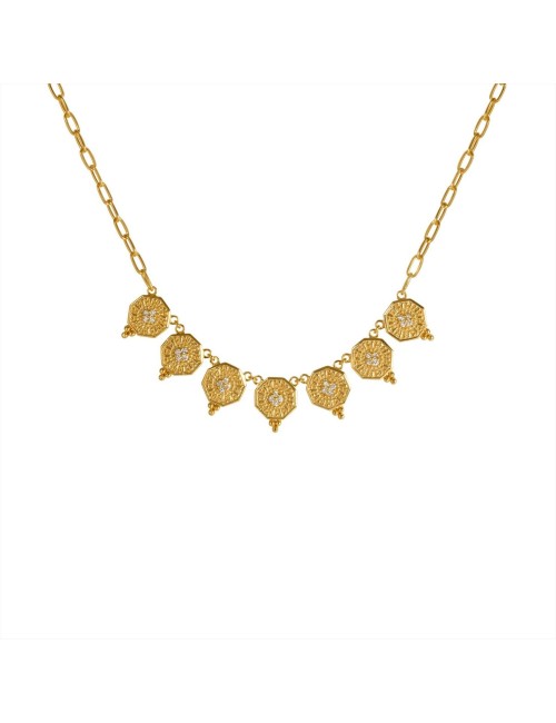 Sunset Yellow Vermeil Collier