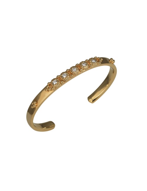 Sunny Bubbles Yellow Vermeil Cuff