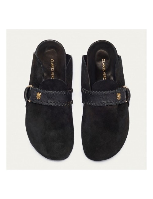 Georgette Mules Noir
