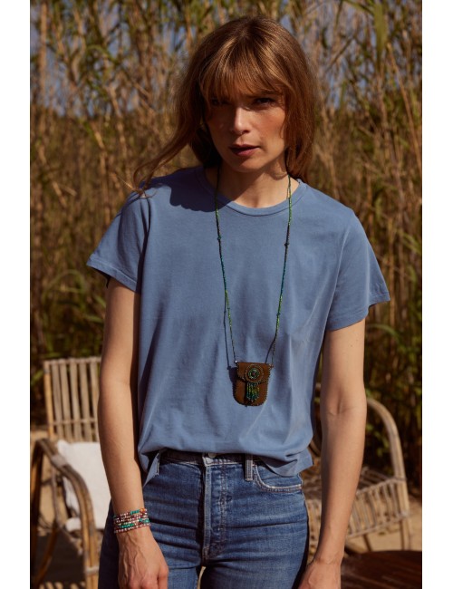 The Little Tee Vintage Cornflower