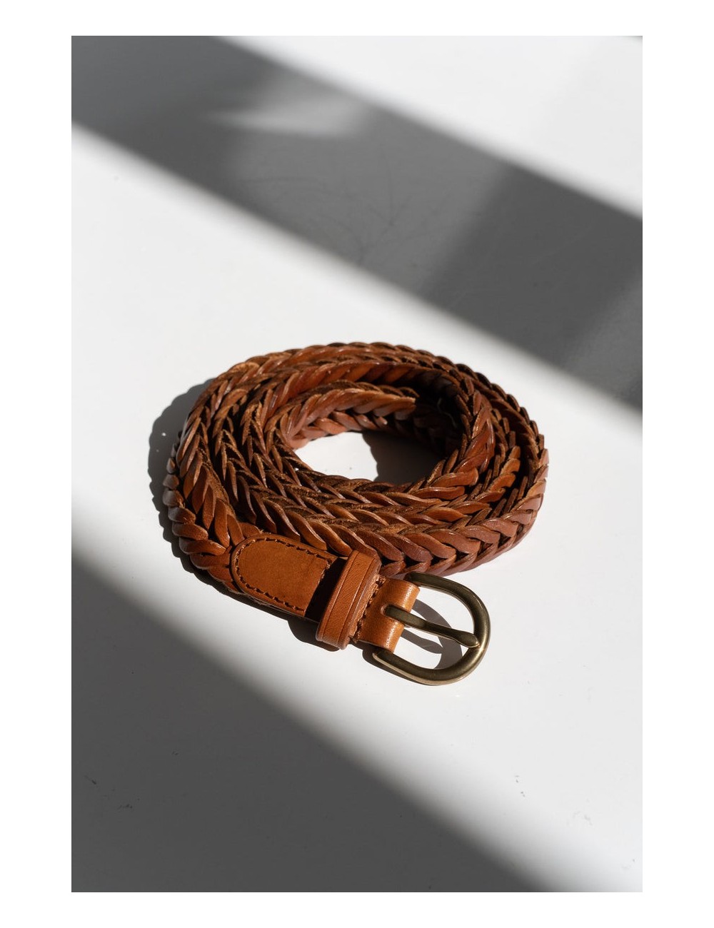 Single Link Belt Tan