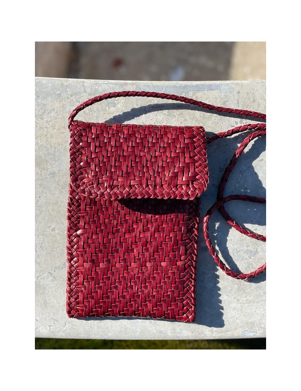 Phone Cross Body Bordo