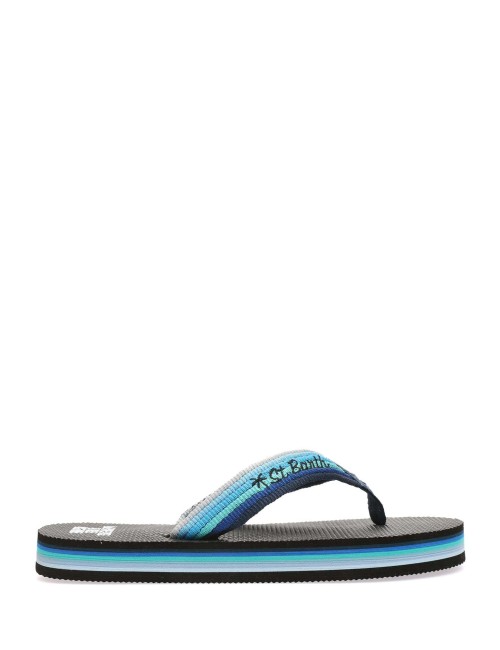 St Barth Blue Tongs