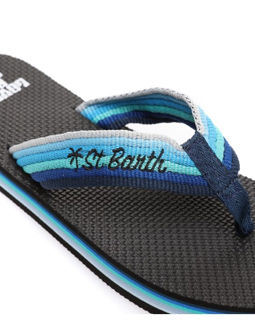 St Barth Blue Tongs