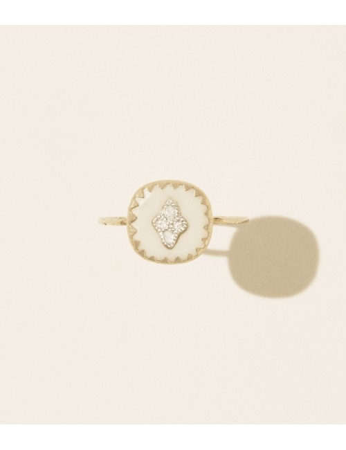 Pierrot Bague Blanc