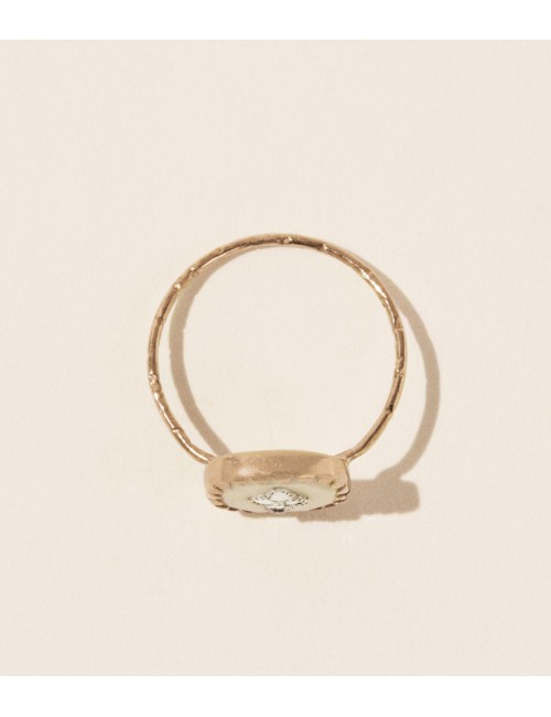 Pierrot Bague Blanc