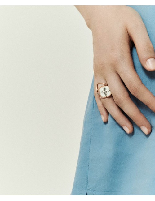 Bowie 2 Bague Blanc
