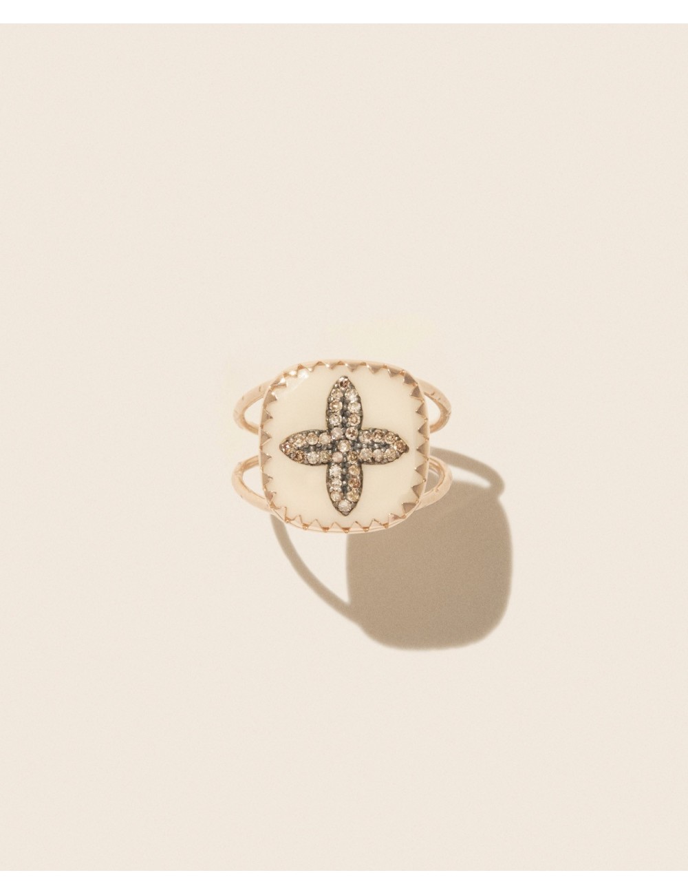 Bowie 2 Bague Blanc