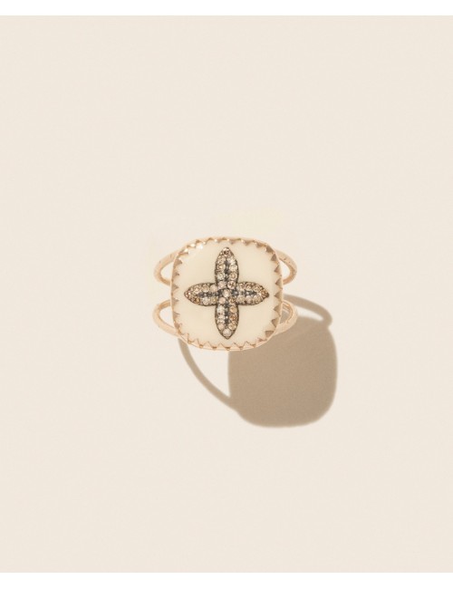 Bowie 2 Bague Blanc