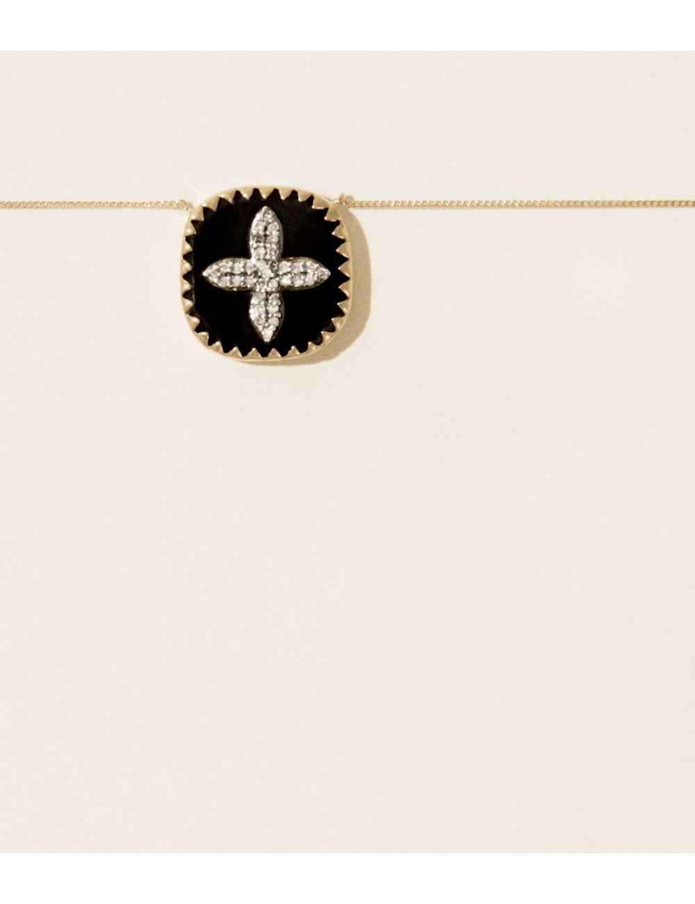 Collier Bowie Noir Diamant